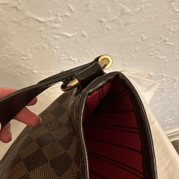 Louis Vuitton Delightful MM Damier Ebene - alternative to Neverfull - Picture 4 of 13